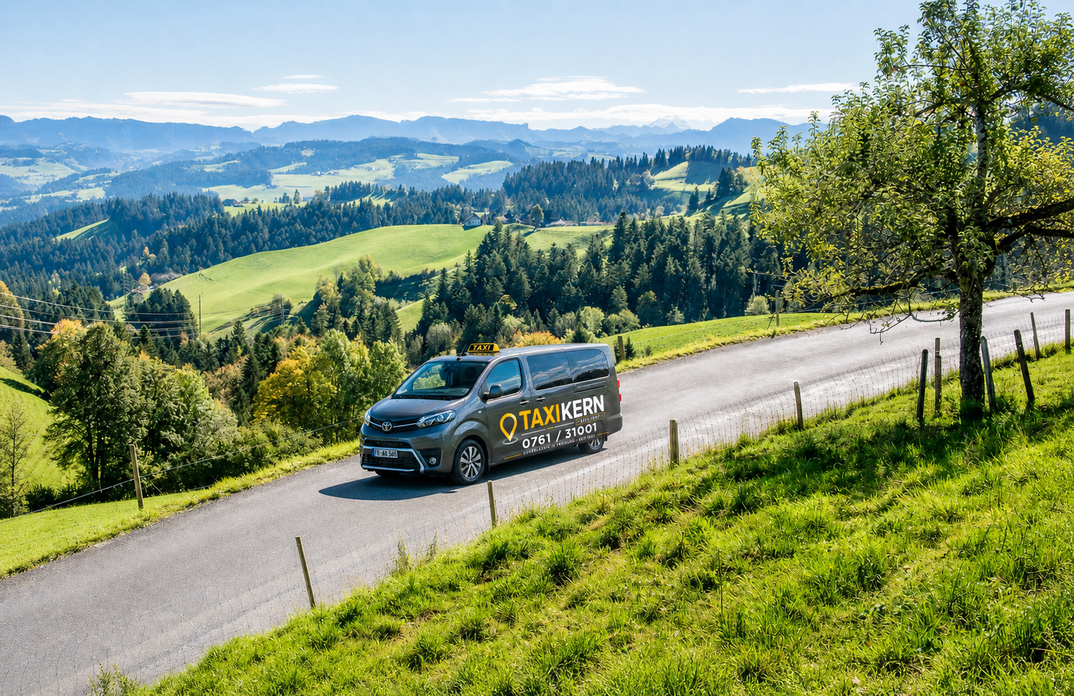 taxi kern emmental ohne radfahrer